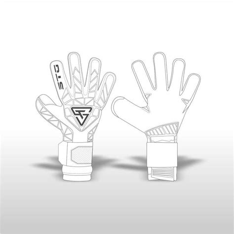 goalkeeper glove design template